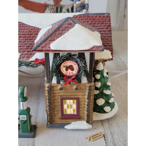 Dept 56 55012 Last Stop Gas Station snow village accessory Xmas - Picture 5 of 15